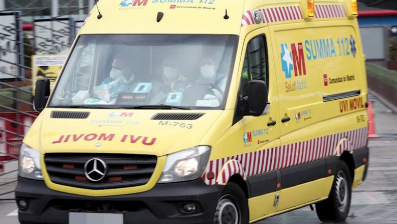 Una ambulancia del SUMMA 112 llega a Ifema | Eduardo Parra - Europa Press ep una ambulancia del summa 112 llega a ifema