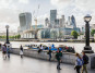 dl city of london river thames south bank more london walking pedestrians commuting workers tourists summer offices buildings square mile financial district unsplash