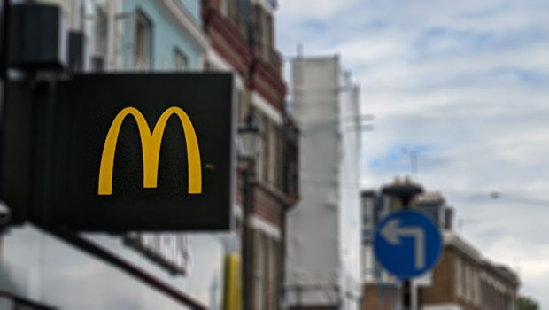 mcdonalds sign shop takeaway burger restaurant