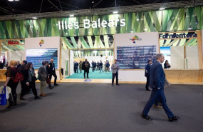 ep ambiente en el estand de islas baleares durante la segunda jornada de la 44 edicion de la feria