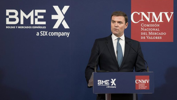 ep archivo   el ceo de bme juan flames durante la presentacion de la nueva modalidad de salidas a