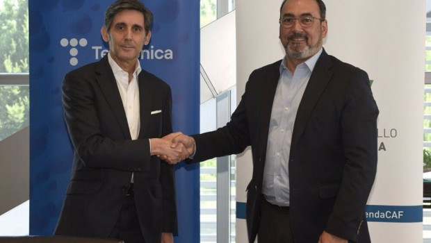 ep archivo   el presidente de telefonica jose maria alvarez pallete y el presidente ejecutivo de caf