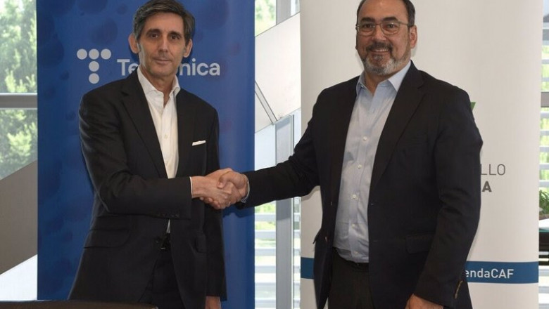 ep archivo   el presidente de telefonica jose maria alvarez pallete y el presidente ejecutivo de caf