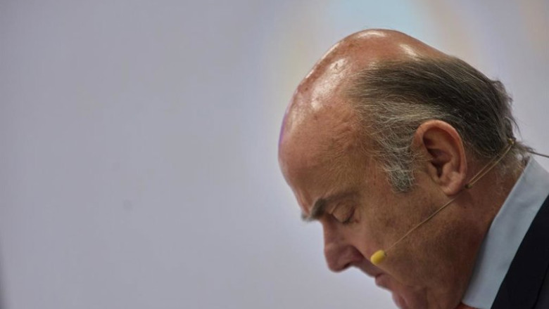 ep archivo   el vicepresidente del banco central europeo bce luis de guindos participa en un acto en
