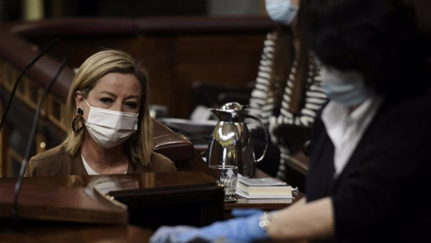 ep archivo   la diputada de coalicion canaria ana oramas se dispone a intervenir en una sesion