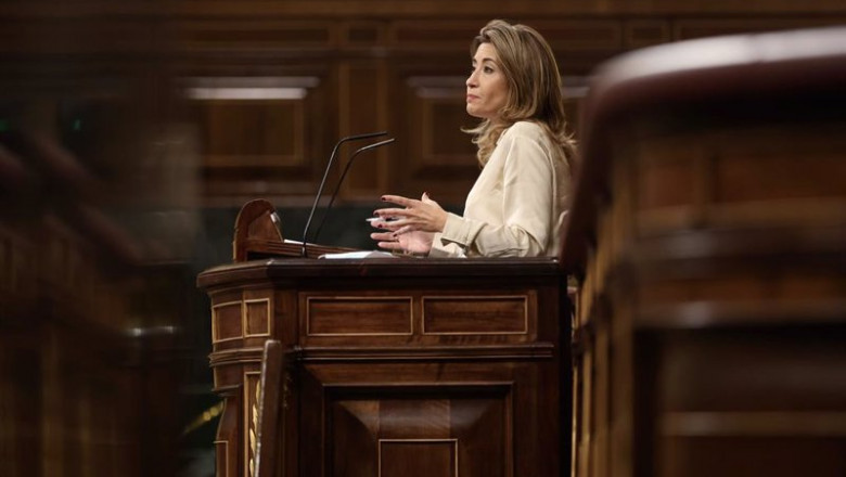 Archivo - La ministra de Transportes, Movilidad y Agenda Urbana, Raquel Sánchez, interviene en una sesión plenaria en el Congreso | Eduardo Parra - Europa Press - Archivo ep archivo la ministra de transportes movilidad y agenda urbana raquel sanchez interviene en una 20220310131506