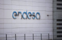 ep archivo   logotipo de la empresa endesa a 10 de junio de 2021 en su sede cerca de ifema en madrid
