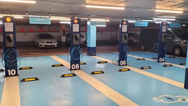 ep cargador electrico de telpark en gijon