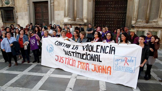 ep concentracion contra la violencia machista en apoyo a juana rivas