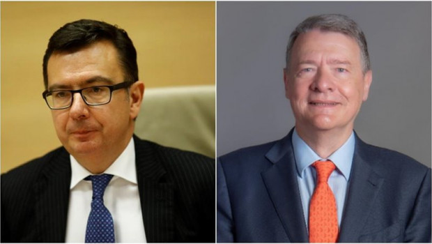 ep de dcha a izda roman escolano group chief risk officer del grupo bei y jordi sevilla senior