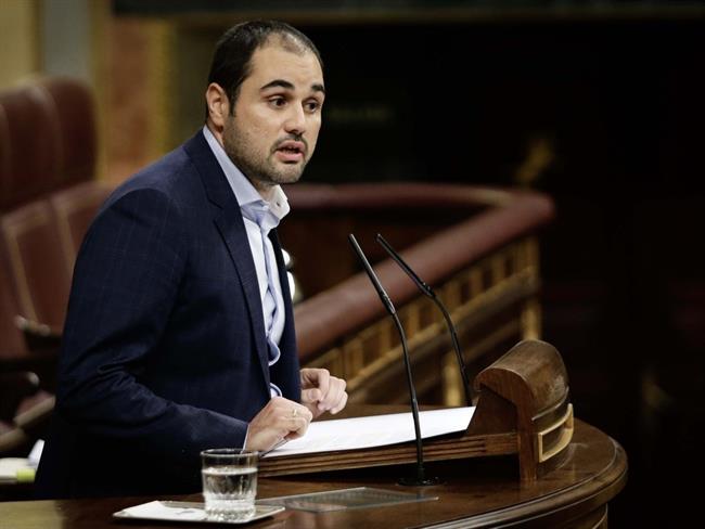 El diputado Rodrigo Gómez García (Ciudadanos) en el Pleno del Congreso | CONGRESO ep diputado rodrigo gomez garcia ciudadanos enplenocongreso
