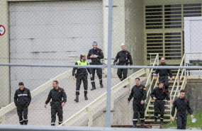 ep efectivos de la ume salen a descansar despues de las tareas de desinfeccion llevadas a cabo