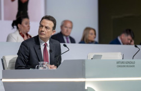 ep el consejero delegado de enegas arturo gonzalo durante la junta general de accionistas de enags a ep el consejero delegado de enegas arturo gonzalo durante la junta general de accionistas de enags a