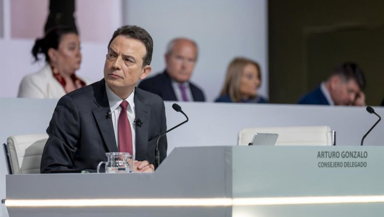 ep el consejero delegado de enegas arturo gonzalo durante la junta general de accionistas de enags a