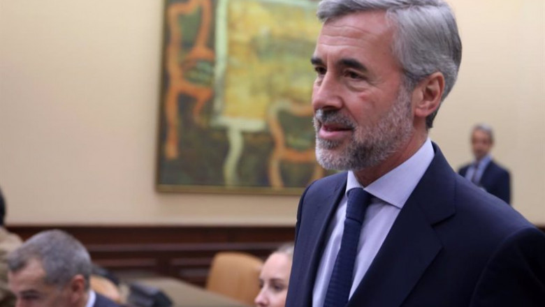 El exsecretario General del Partido Popular, Ángel Acebes, comparece en comisión de Investigación en el Congreso de los Diputados relativa a la presunta financiación ilegal del Partido Popular. | Ricardo Rubio - Europa Press - Archivo ep el exsecretario general del partido popular angel acebes comparece en comision de investigacion
