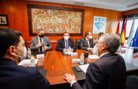 ep el ministro de agricultura pesca y alimentacion luis planas c durante la reunion con el consejo