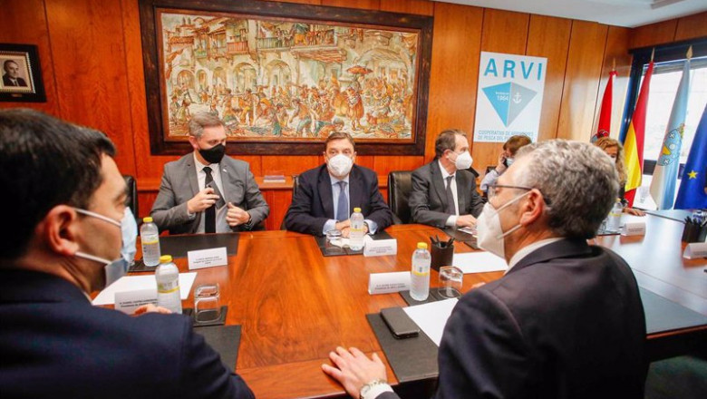 ep el ministro de agricultura pesca y alimentacion luis planas c durante la reunion con el consejo