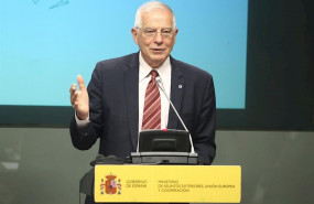 ep el ministro de asuntos exteriores en funciones josep borrell en una rueda de prensa reciente en