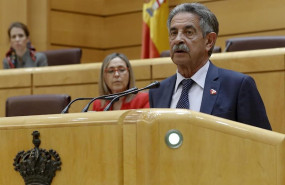 ep el presidente de cantabria miguel angel revilla durante su intervencion en la sesion de la