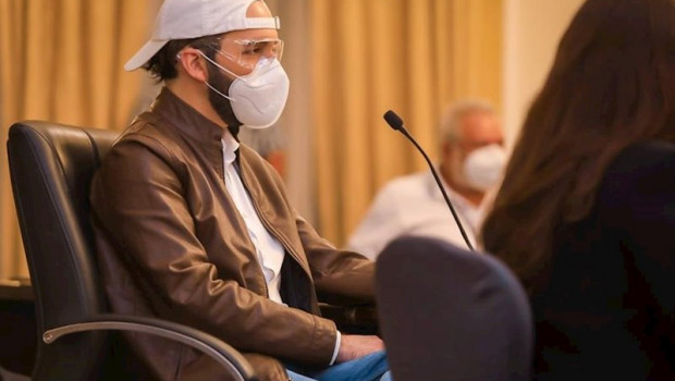 ep el presidente de el salvador nayib bukele durante la pandemia de coronavirus
