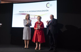 ep el presidente de la camara de comercio de espana jose luis bonet y la ministra de educacion y