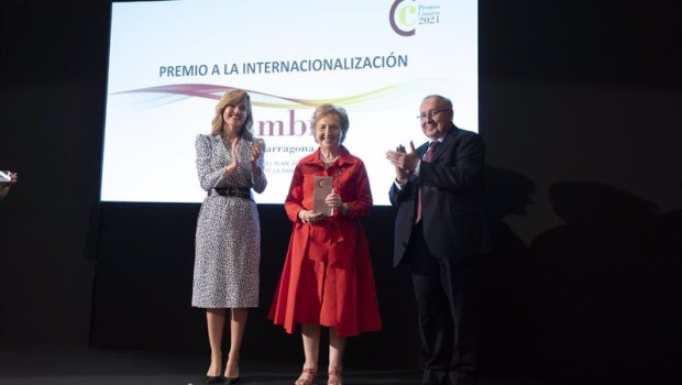 ep el presidente de la camara de comercio de espana jose luis bonet y la ministra de educacion y