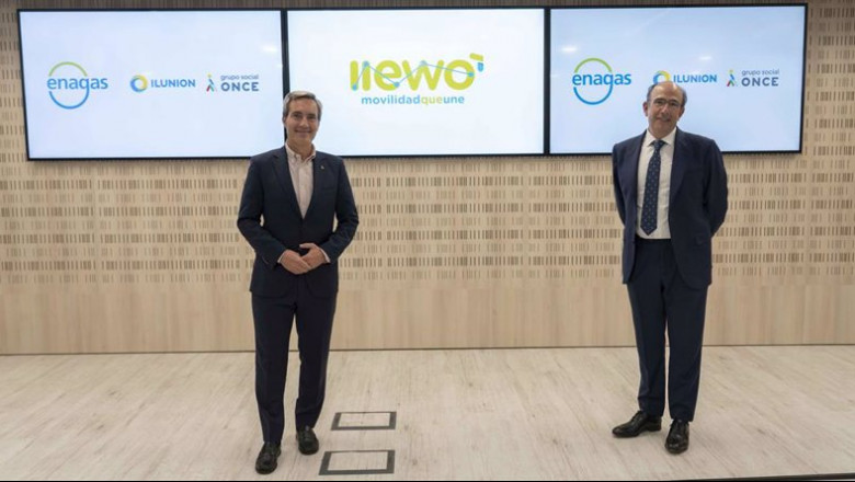 Firma del acuerdo para crear Llewo por Enagás e Ilunion | ENAGÁS ep firma del acuerdo para crear llewo por enagas e ilunion
