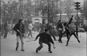 ep france paris may 6th 1968 6th arrondissement boulevard saint germain studen