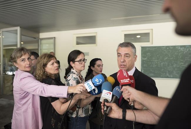 Iñigo Urkullu realiza declaraciones sobre su próxima reunión con Sánchez | GOBIERNO VASCO ep inigo urkullu realiza declaracionessu proxima reunionsanchez
