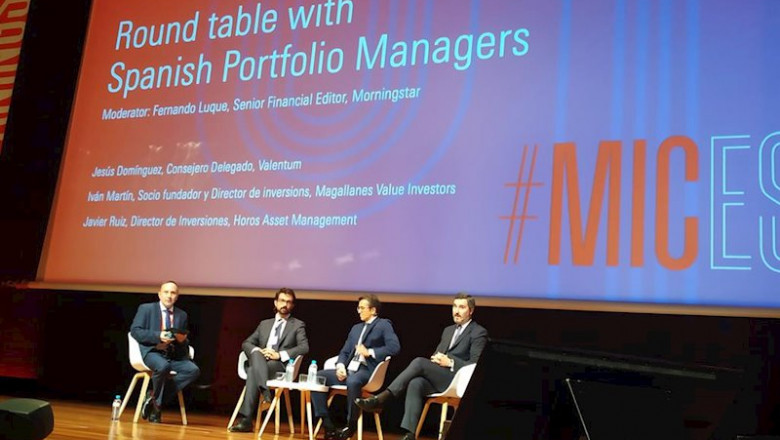 Javier Ruiz (Horos AM), Jesús Domínguez (Valentum) e Iván Martín (Magallanes) en la conferencia anual 'Morningstar Investment Conference' celebrada este martes en Madrid | EUROPA PRESS - Archivo ep javier ruiz horos am jesus dominguez valentum e ivan martin magallanes en la conferencia anual