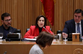 ep la ministra de defensa margarita robles interviene en la reunion de la comision de defensa del