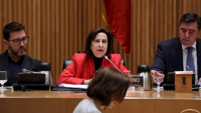 ep la ministra de defensa margarita robles interviene en la reunion de la comision de defensa del