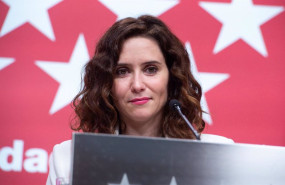 ep la presidenta de la comunidad de madrid isabel diaz ayuso durante la rueda de prensa este