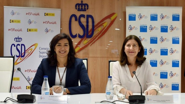 ep la presidenta del csd maria jose rienda y la directora general de la fundacion sanitas yolanda