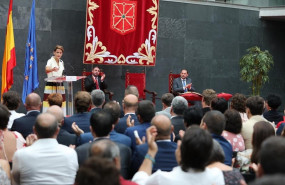 ep la secretaria generalpsnnueva presidentanavarra maria chivite durantediscursotomaposesioncargoparlamentonavarra