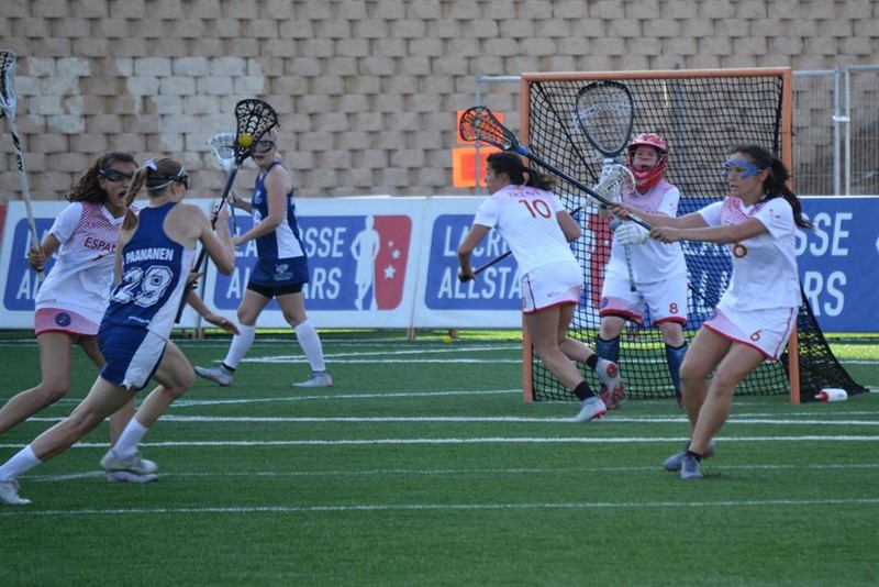 La selección femenina de lacrosse consigue ante Finlandia su victoria