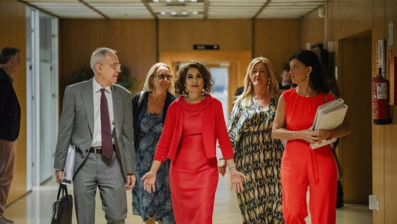 ep la vicepresidenta primera del gobierno y ministra de hacienda maria jesus montero c llega a ep la vicepresidenta primera del gobierno y ministra de hacienda maria jesus montero c llega a