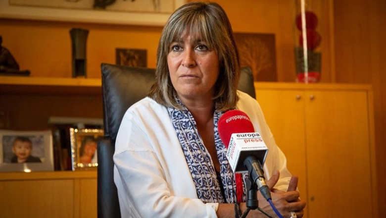 L'alcaldessa de L'Hospitalet i presidenta de la Diputació de Barcelona, Núria Marín, durant la seva entrevista amb Europa Press, Barcelona (Espanya), 18 de setembre del 2019. | David Zorrakino - Europa Press ep lalcaldessa de lhospitalet i presidenta de la diputacio de barcelona nuria marin durant la seva