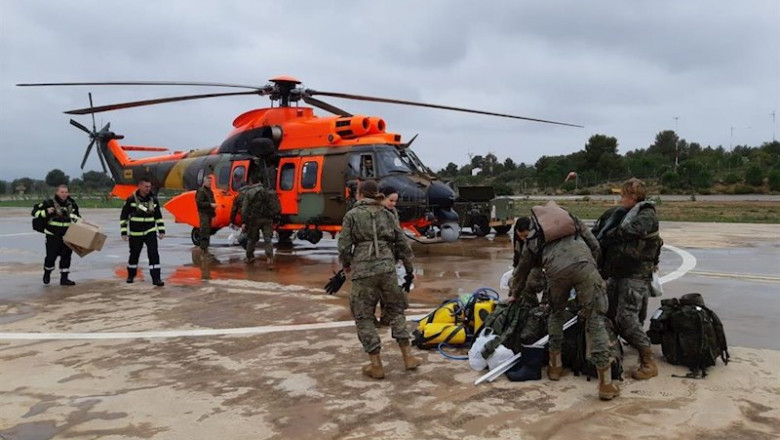 Llegada de los militares a Palma. | EJÉRCITO DE TIERRA ep llegada de los militares a palma