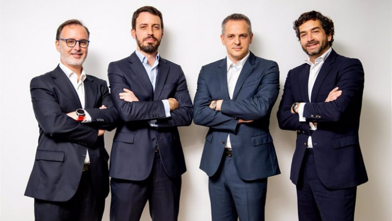 Los cuatro socios fundadores de Kobus Partners: Pedro Diosdado, socio no ejecutivo; Pablo Guinot, socio director; Jose María Basagoiti, socio no ejecutivo, y Carlos García-Monzón, socio director. | KOBUS PARTNERS ep los cuatro socios fundadores de kobus partners pedro diosdado socio no ejecutivo pablo guinot