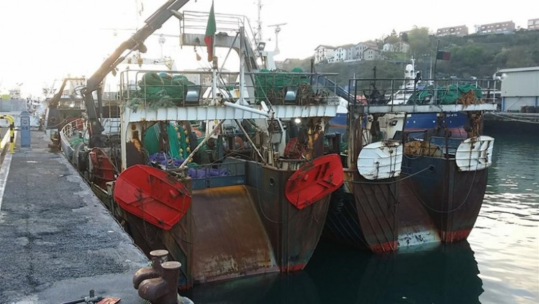 Pesca.- Retenidos tres pesqueros con bandera portuguesa en Pasaia por alterar la | SUBDELEGACIÓN GOBIERNO CENTRAL EN GIPUZKOA ep pesca- retenidos tres pesquerosbandera portuguesapasaiaalterar la