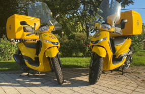 ep peugeot motocycles entrega 550 unidades del modelo tweet pro 125cc a correos