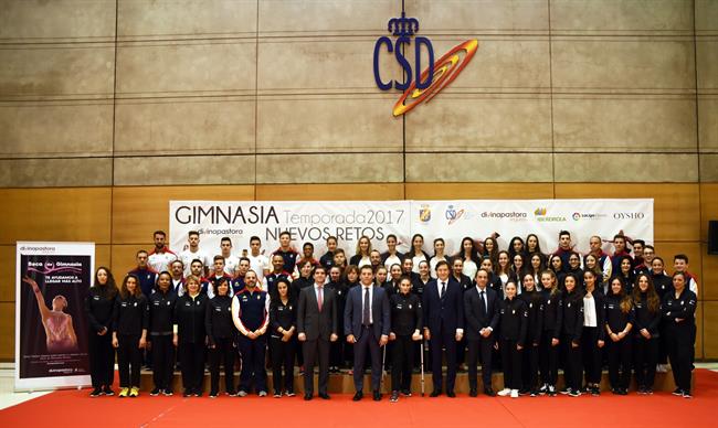 Presentación en el CAR de Madrid de las selecciones de gimnasia | PRENSA CSD ep presentacioncarmadridlas seleccionesgimnasia