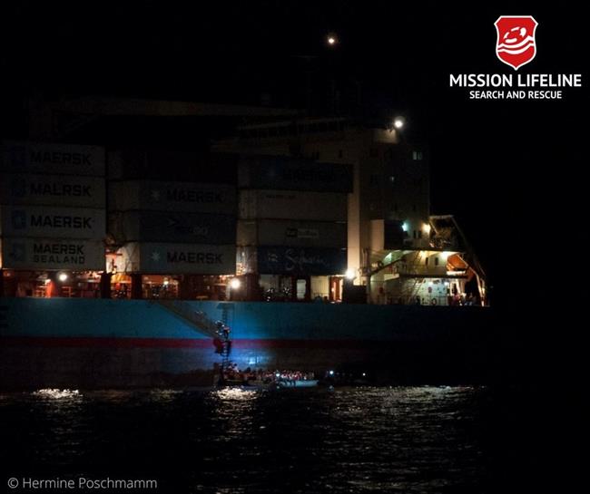 Rescate de migrantes en el mar por la ONG Life Line | HERMINE POSCHMAMM/ONG LIFELINE ep rescatemigrantesmarla ong life line
