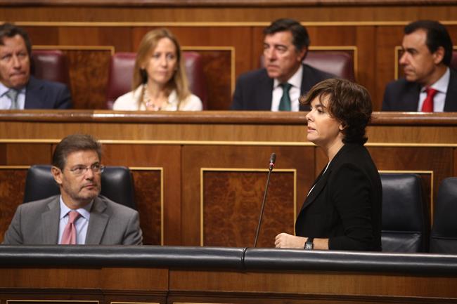 Santamaría en la sesión de control en el Congreso | EUROPA PRESS ep santamariala sesioncontrolcongreso