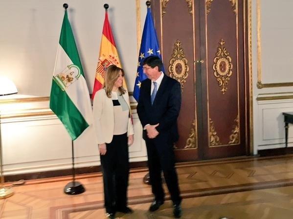 Susana Díaz y Juan Marín | EUROPA PRESS/JUNTA DE ANDALUCÍA ep susana diazjuan marin
