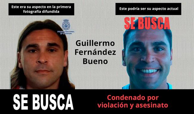 El violador y asesino Guillermo Fernández Bueno | POLICÍA NACIONAL - Archivo ep violadorasesino guillermo fernandez bueno