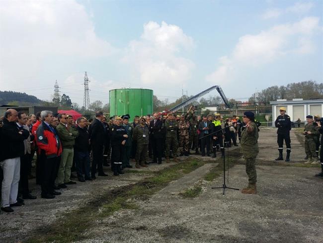 Zoido en Torrelavega en el ejercicio de la UME | MINISTERIO DEL INTERIOR ep zoidotorrelavegaejerciciola ume