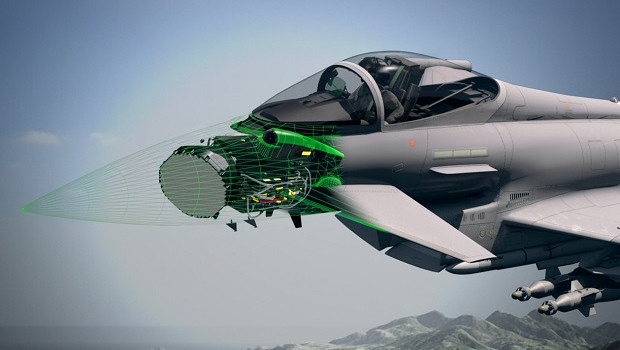 BAE Leonardo radar Eurofighter rs19581 leonardo ecrs mk2 cgi clear nose crop scr