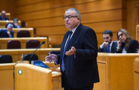 ep archivo   el senador del pp francisco bernabe interviene durante una sesion plenaria en el senado